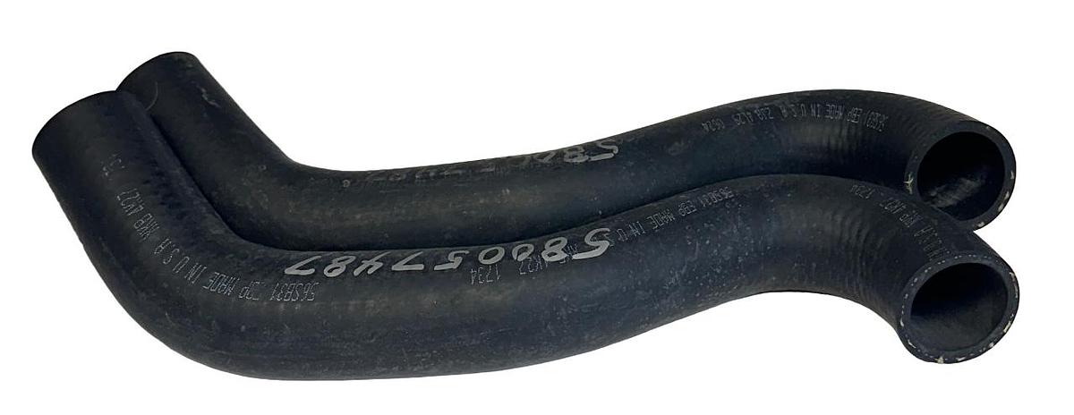 Used 2 YALE 580057487 / YT580057487 OEM RADIATOR HOSES FOR FORKLIFT NSNP