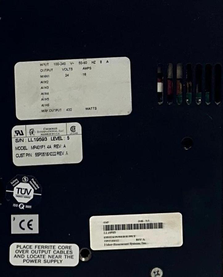 Used CHEROKEE INTERNATIONAL MP401F1-4A / 55P0518X022 SYSTEM POWER SUPPLY Rev. A USNP