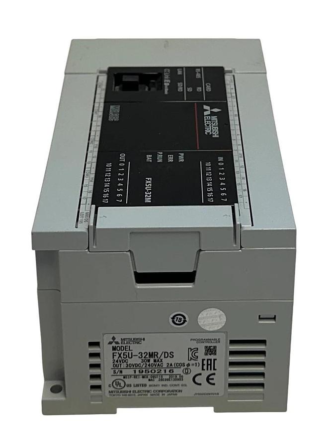 Used MITSUBISHI ELECTRIC FX5U-32MR/DS / FX5U-32M MELSEC CC-Link CPU CONTROLLER USNP