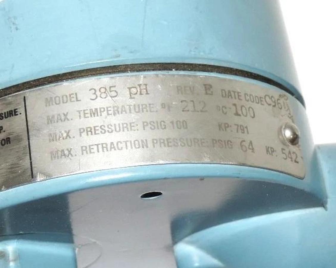Used ROSEMOUNT TRANSMITTER 385 PH ANALYTICAL TRANSMITTER REV. E