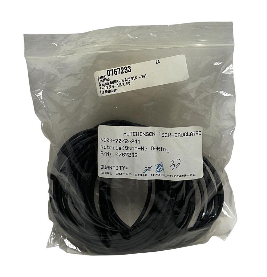 Used 32 AAVID N100-70/2-241 / 0767233 OEM NITRILE O-RINGS 3-7/8x4-1/8x1/8 NSNP