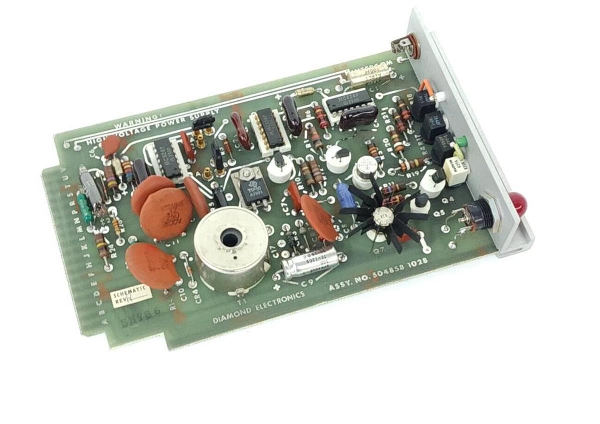 Used DIAMOND ELECTRONICS 504858 1028 H.V. POWER SUPPLY