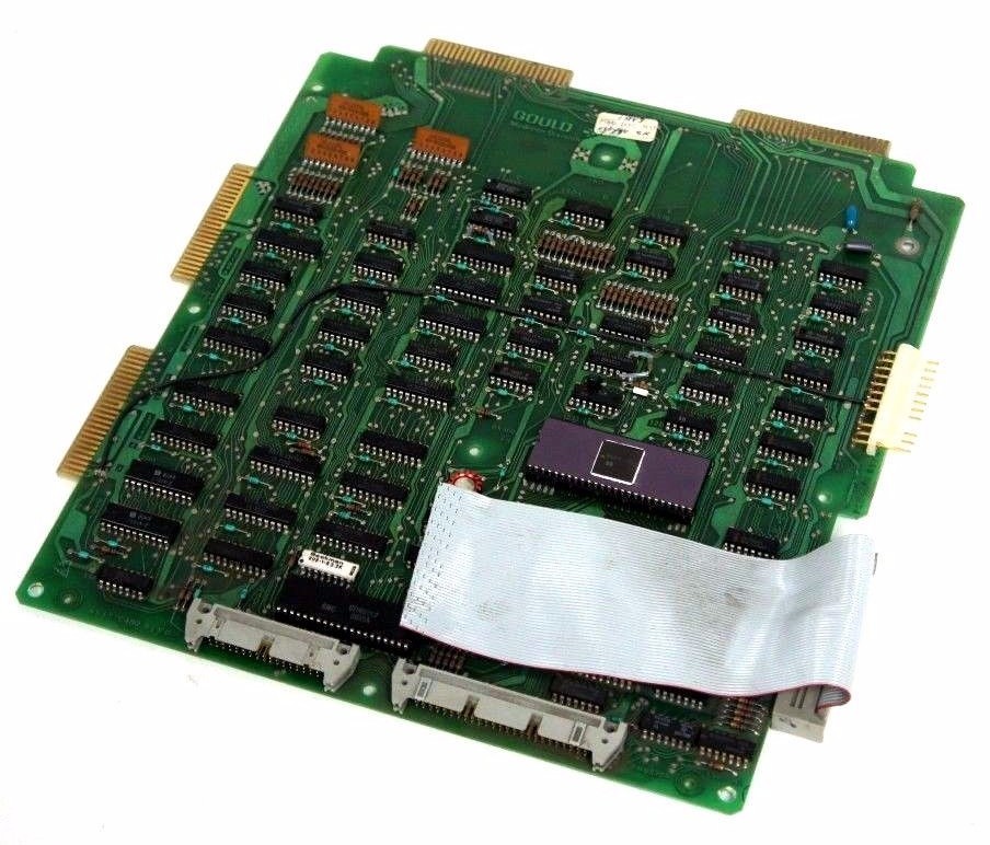 Used GOULD MODICON ASSY C480 REV. D DM8820A BOARD CPU CARD