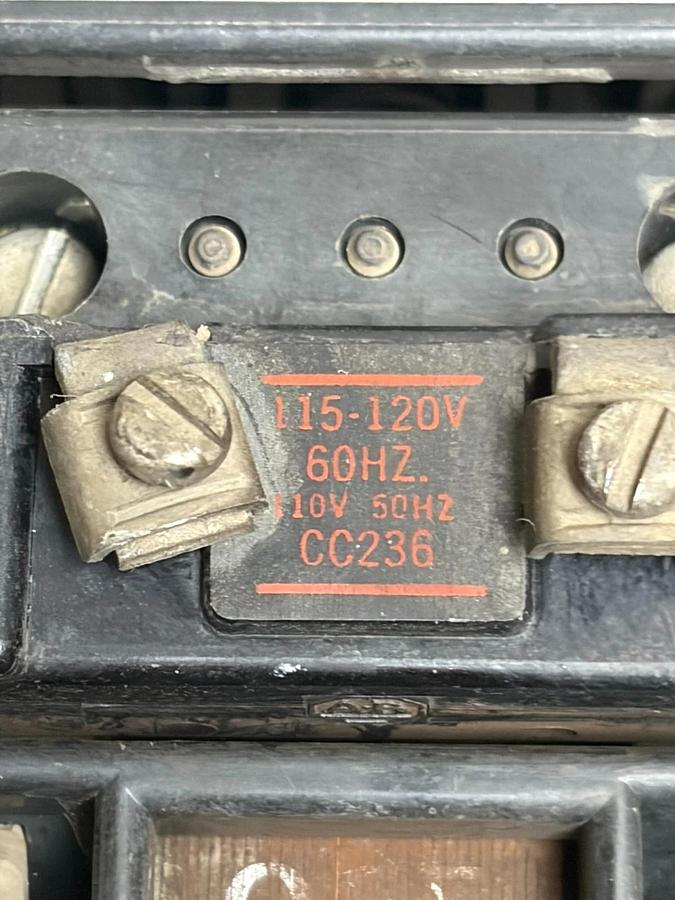 Used Allen-Bradley 505-C0D NEMA Size 2 Reversing Starter 45A 120V Coils