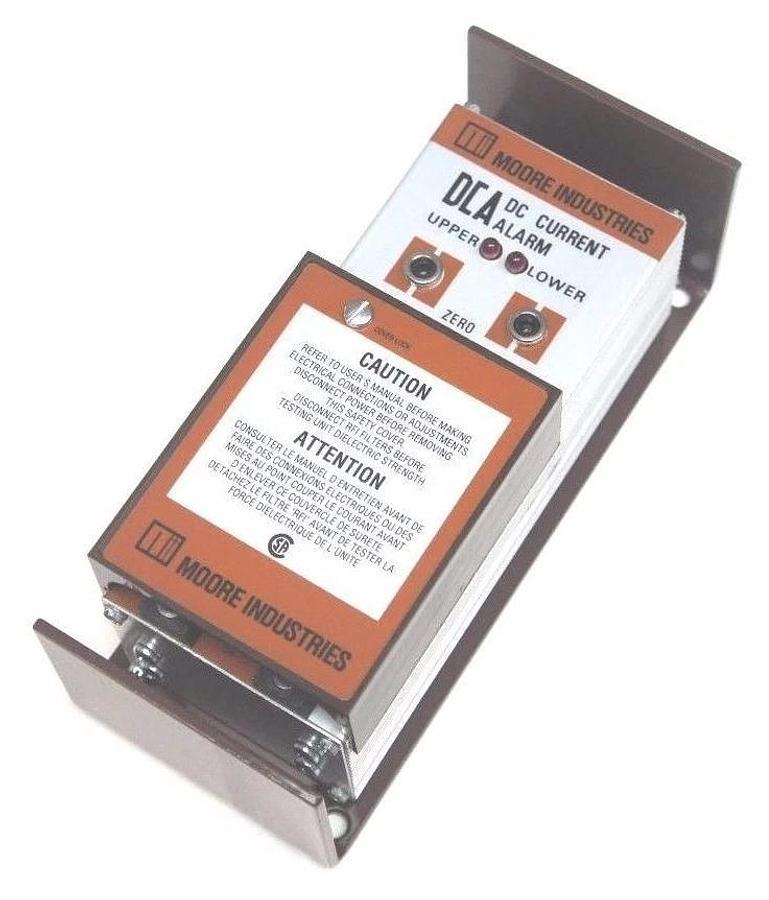 NIB MOORE INDUSTRIES DCA/1-5V/DH1H1/117AC STD DC CURRENT ALARM SIGNAL CONVERTER