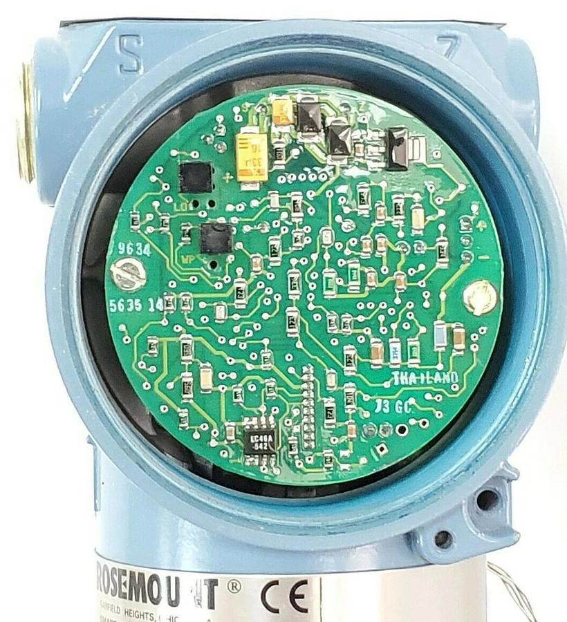 Used ROSEMOUNT 3051CG2A22A1AB4S1 PRESSURE TRANSMITTER W/ SEAL BASE MODULE AND SENSOR