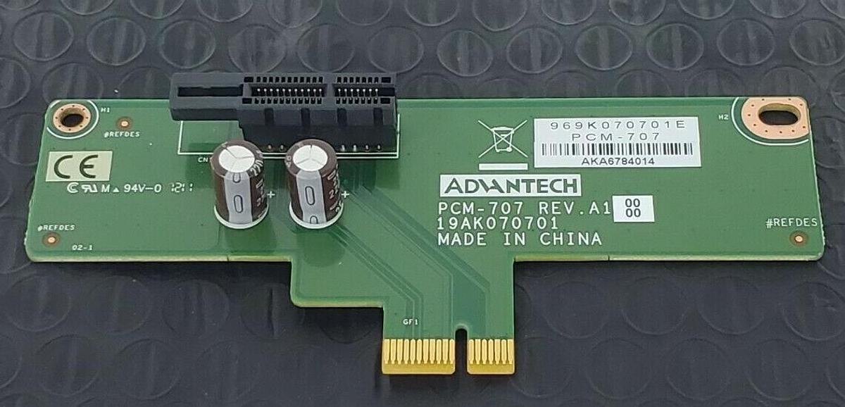 Used NEW ADVANTECH PCM-707 REV. A1 EXPANSION CARD 19AK070701 969K070701E