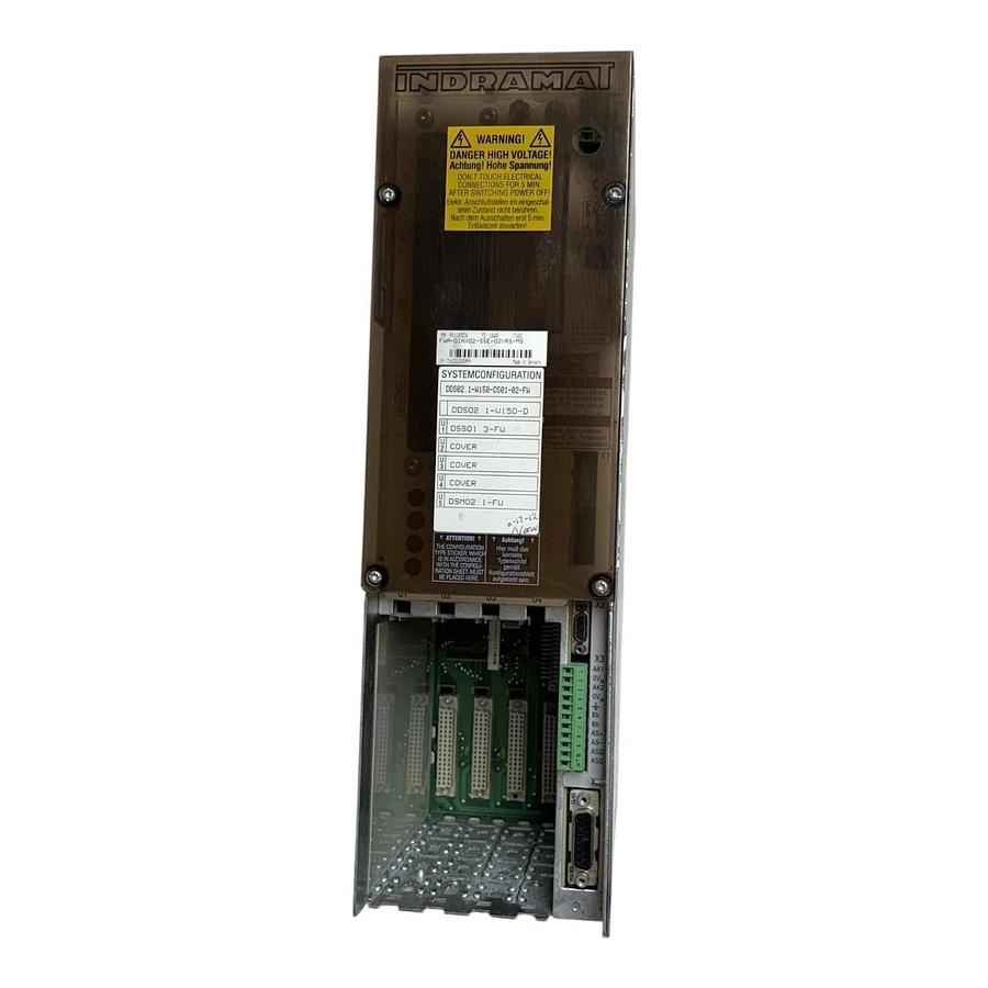 Used Rexroth Indramat DDS02.1-W150-DS01-02-FW Servo Drive FWA-DIAX02-SSE-02VRS-MS