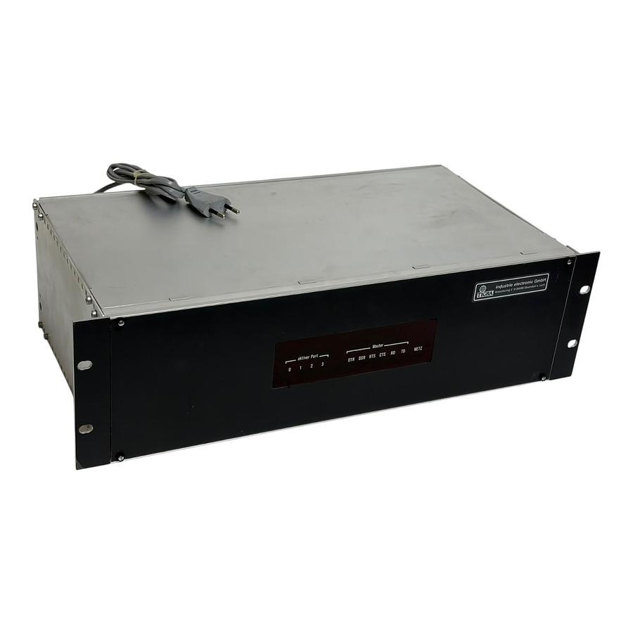 Used Tigra Industrie Electronic CAS-4 Four Channel Multiplexer 19" Rackmount 230V