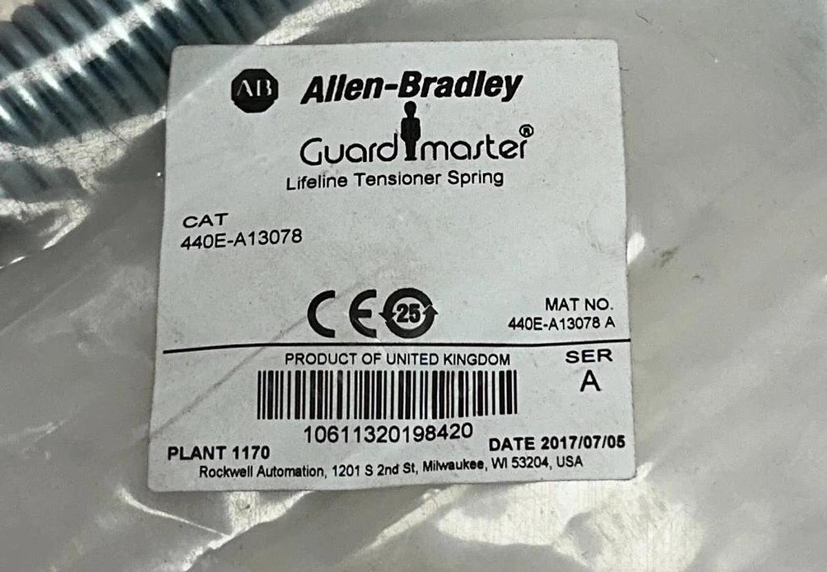 Used 3 ALLEN BRADLEY 440E-A13078 /A Guardmaster LIFELINE TENSIONER SPRINGS OEM NSFS