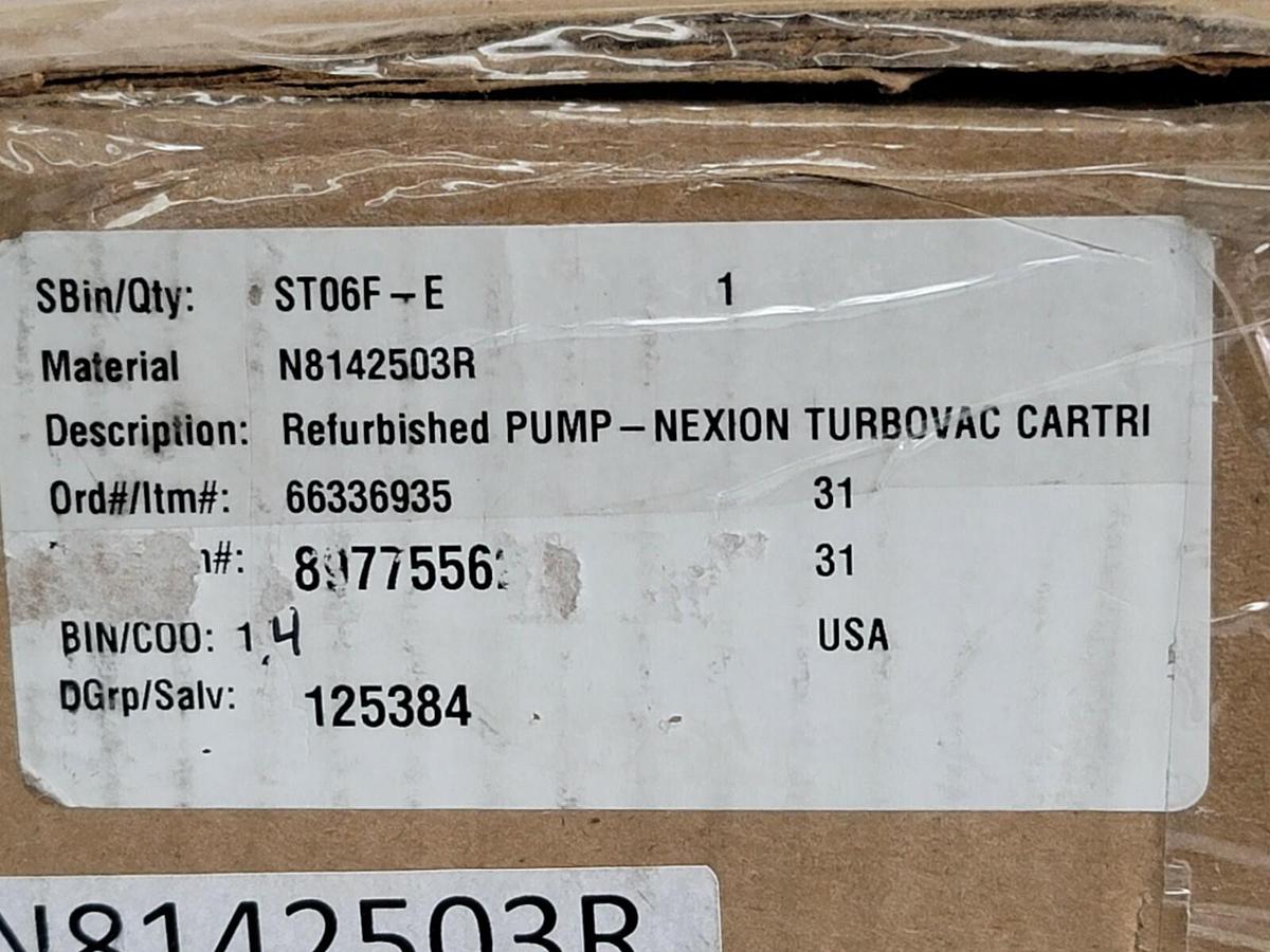 Used "FOR PARTS" OERLIKON LEYBOLD TW 400/300/25 S-PP VACUUM TURBOVAC 800160V0017V