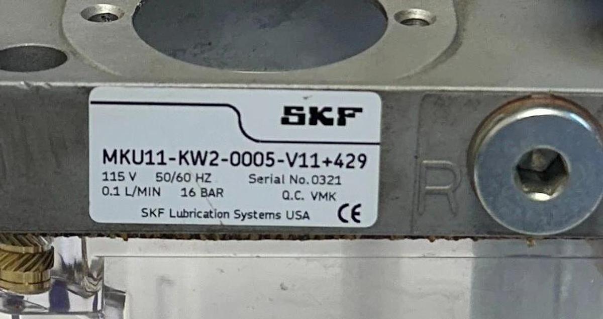 SKF MKU11-KW2-0005-V11+429 / MKU11KW20005V11429 GEAR PUMP SERIES MKU 115V NSNP