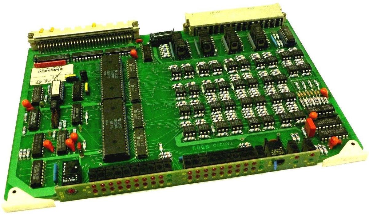 Used HEINEN ELECTRONIK TA3220/0 K489 832.779 PRINTED CIRCUIT BOARD 61376-7.4