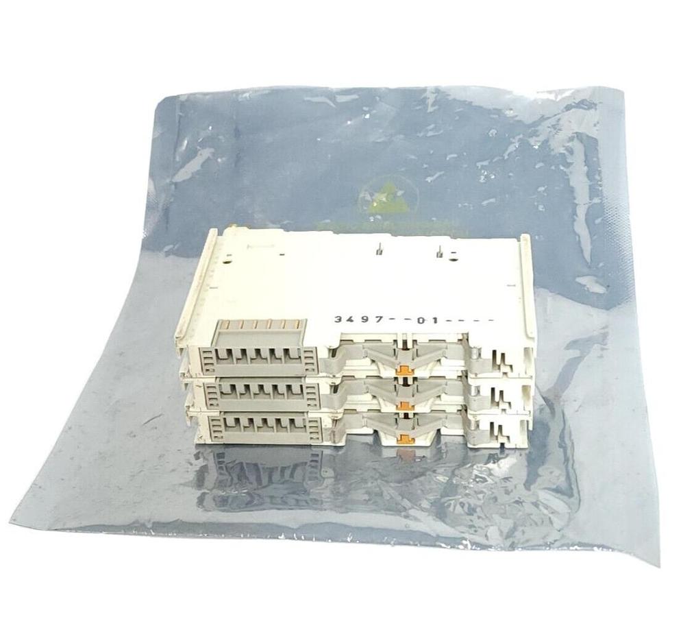 Used LOT OF 3 BECKHOFF KL1104 DIGITAL INPUT TERMINALS 4-CHANNEL 24 VDC