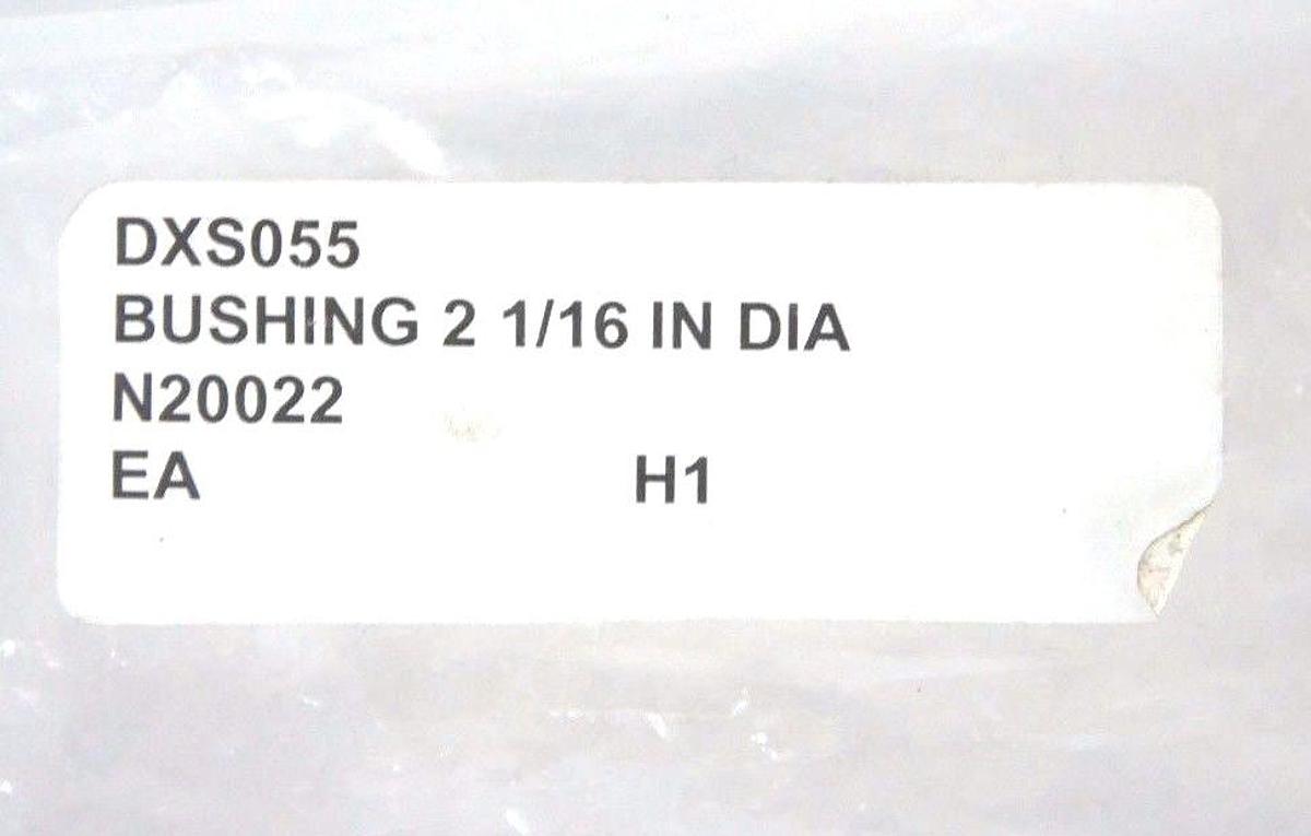Used LOT OF 6 NEW GENERIC DXS055 BUSHINGS 2-1/16 IN DIA. N20022