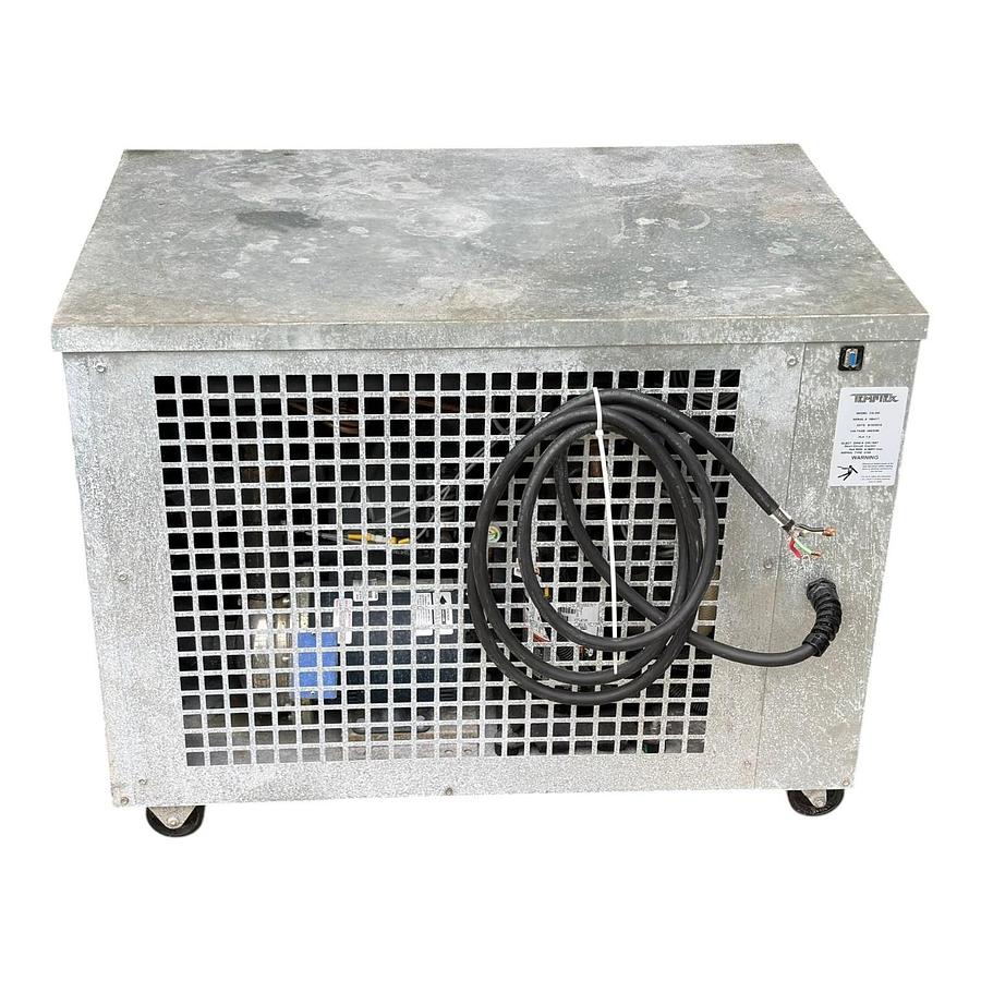 Used Temptek CG-2W Portable Water Cooled Chiller 2 Ton 460V 3PH Scroll Pump