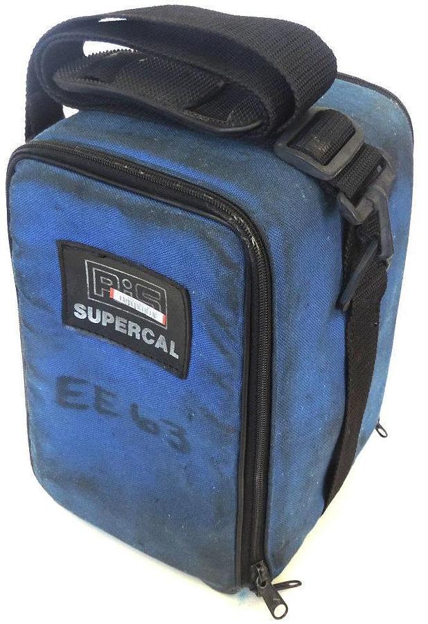 Used RIS SUPERCAL XT ATS METER, W/ CARRYING CASE AND TESTING PROBES