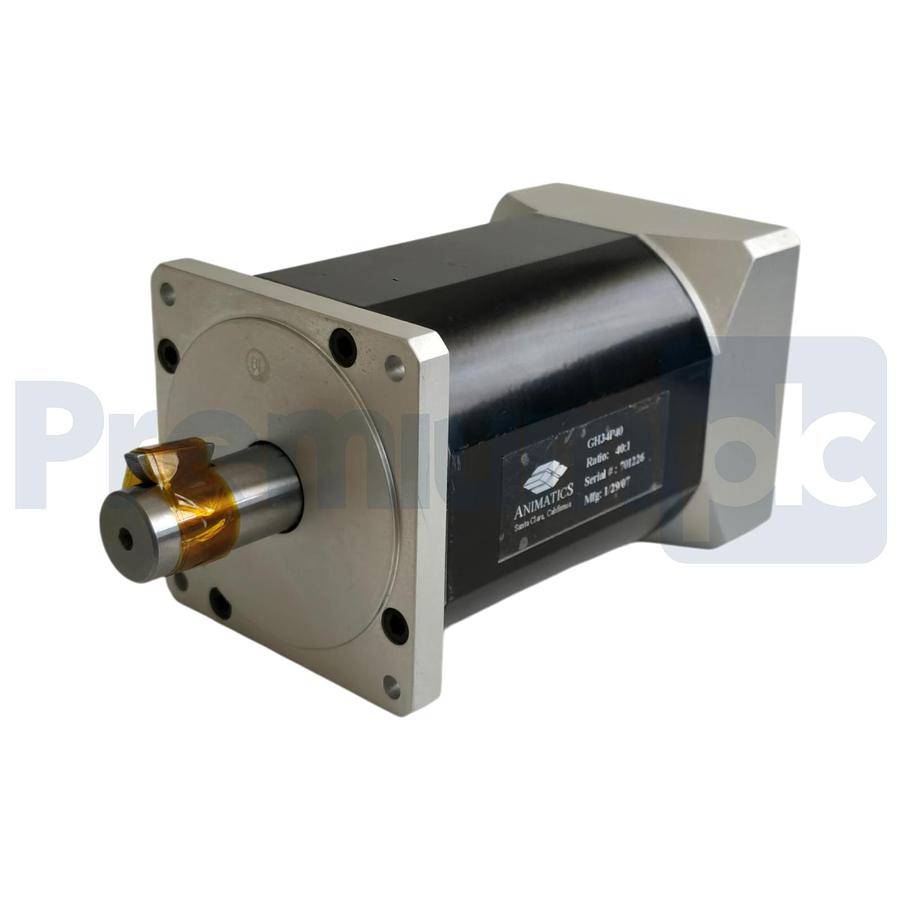 Used MOOG ANIMATICS GH34P40 SmartMotor REDUCTOR PLANETARY GEARHEAD RATIO 40:1 NSNP