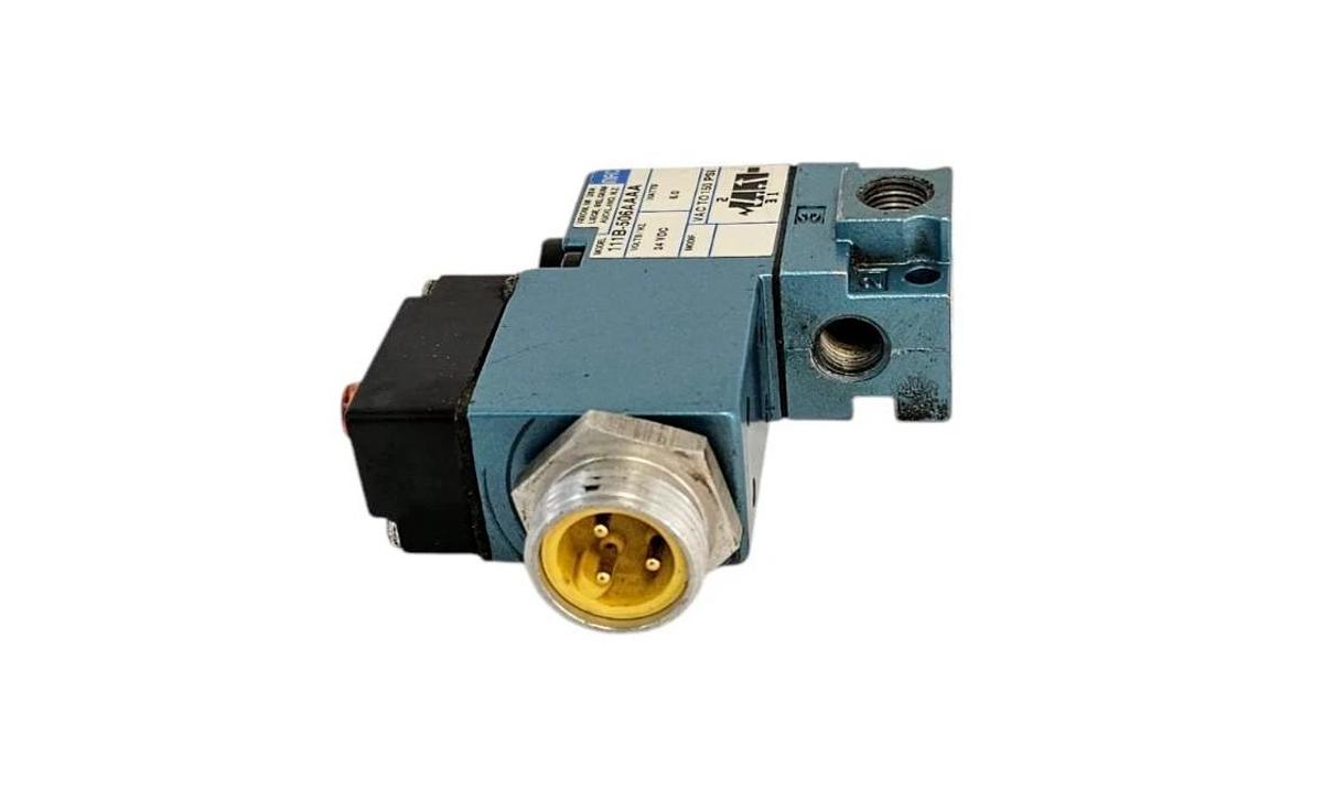 Used MAC 111B-506AAAA SOLENOID VALVE 100 SER. 3WAY 1/8" NPTF 24VDC 6W, 111B506AAAA