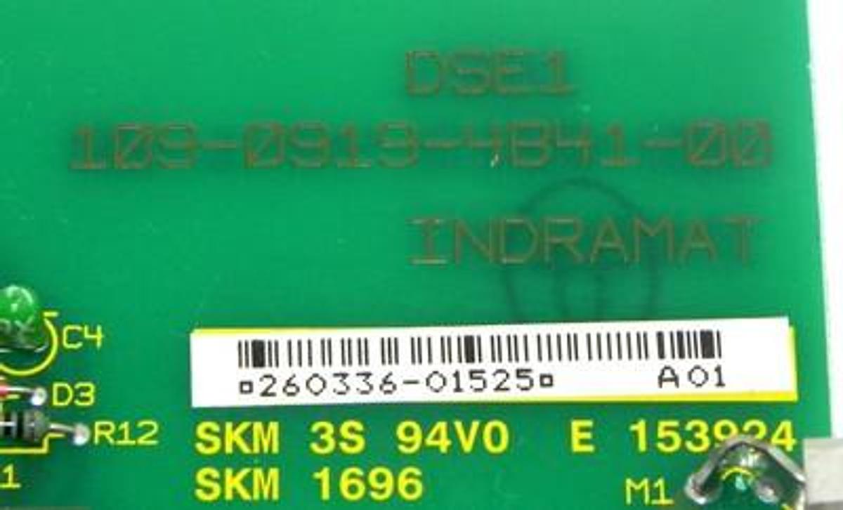 Used INDRAMAT DSE 1.1 BOARD 109-0919-4B41-00, DSE11
