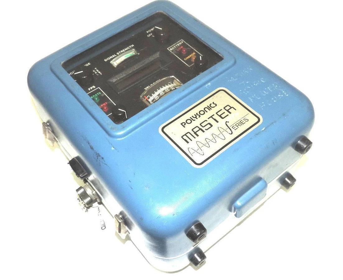 Used POLYSONICS MASTER SERIES MST-P ULTRASONIC DIGITAL FLOWMETER 24VDC MSTP
