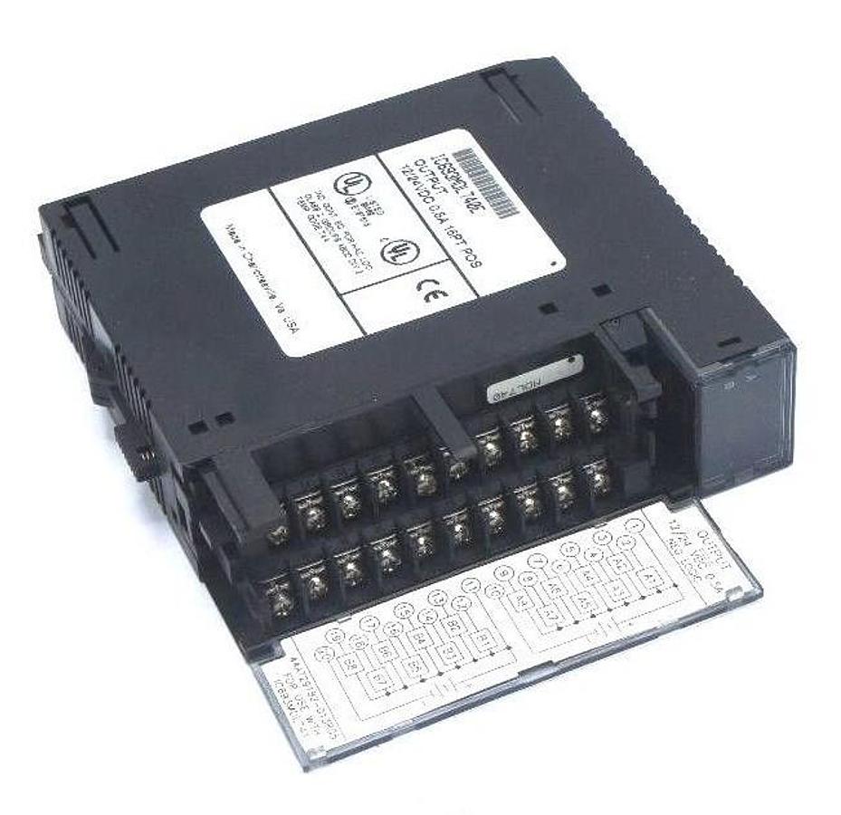 Used GE FANUC IC693MDL740E OUTPUT MODULE 12/24 VDC, 0.5A, 16 PT POS