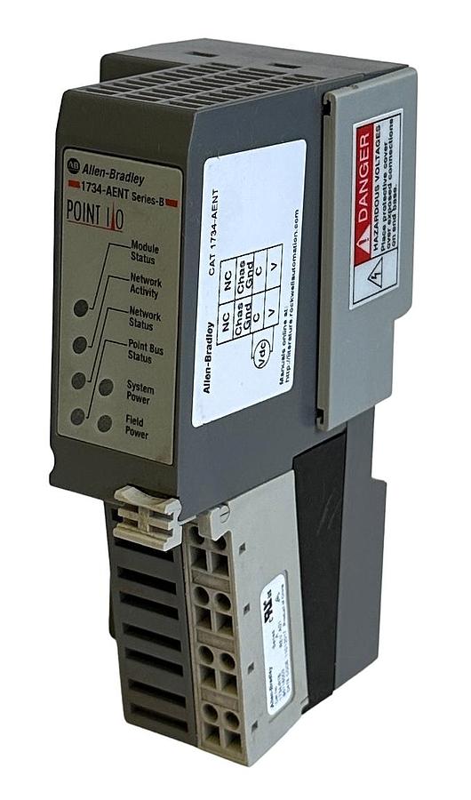 Used NEW ALLEN BRADLEY 1734-AENT /B POINT I/O EtherNet/IP ADAPTER MODULE 1734AENT