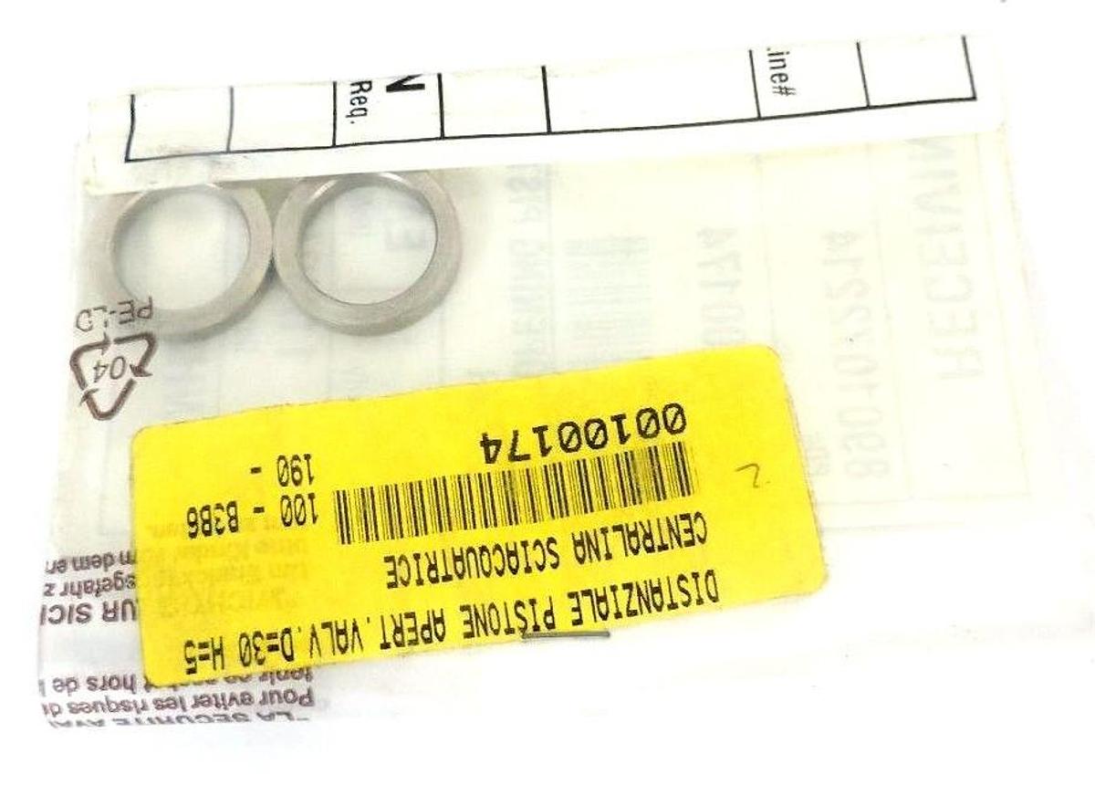 Used LOT OF 2 NEW CENTRALINA SCIACQUATRICE EP00100174 VALVE OPENING PISTON SPACERS