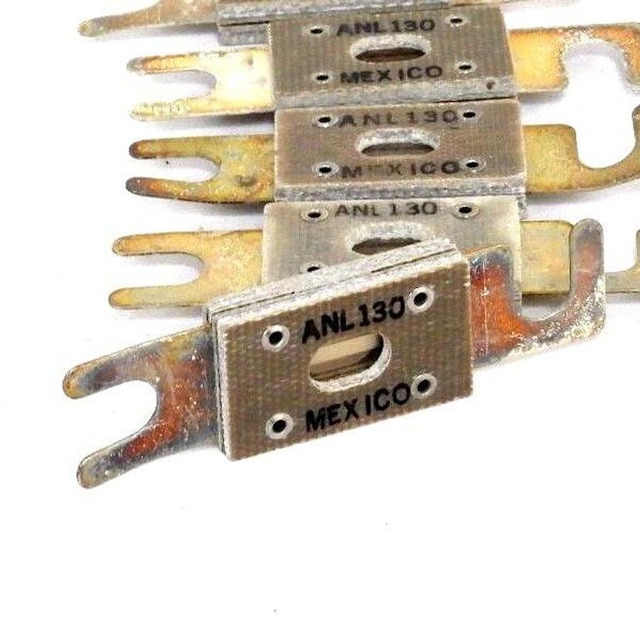 Used LOT OF 10 NEW BUSSMANN ANL130 FUSES 130A 80V NON TIME DELAY