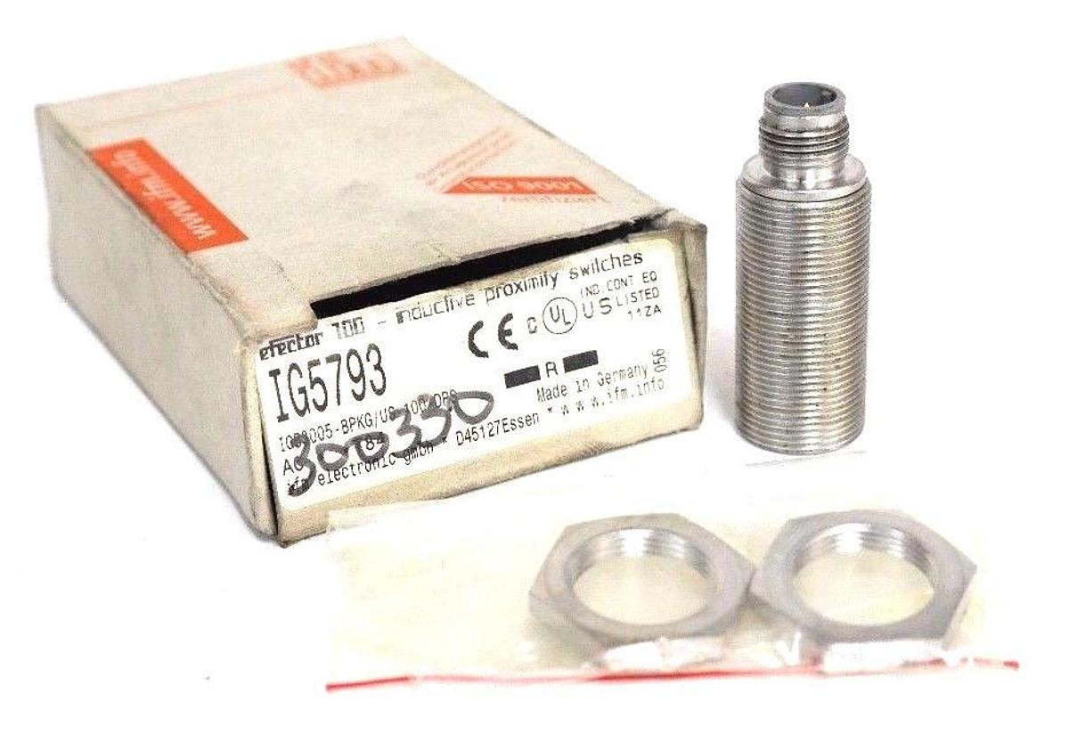 NEW IFM EFECTOR IG5793 INDUCTIVE SENSOR IGB3005-BPKG/US-100-DPS