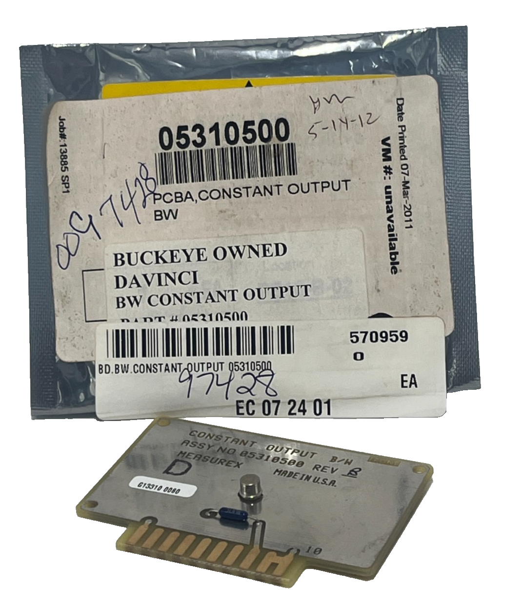 Used Honeywell 05310500 / 053105-00 Module Board Interface Constant Output NSMP