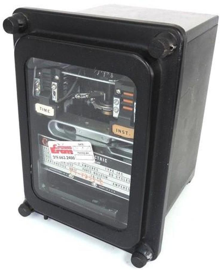 Used GE GENERAL ELECTRIC 12IAC51B3A INVERSE TIME OVERCURRENT RELAY IAC *REFURBISHED*