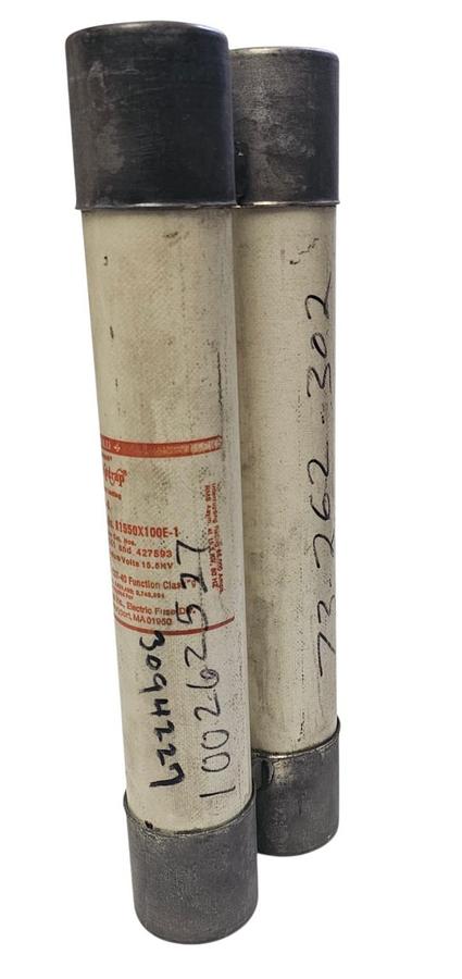 Used GOULD SHAWMUT CS-3 AMP-TRAP CURRENT LIMITING FUSE A1550X100E-1 15.5KV 100E CS3