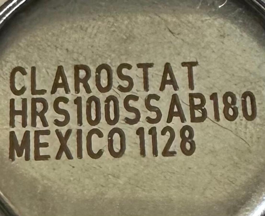 Used NEW HONEYWELL CLAROSTAT HRS100SSAB180 ROTARY POSITION SENSOR *PREWIRED