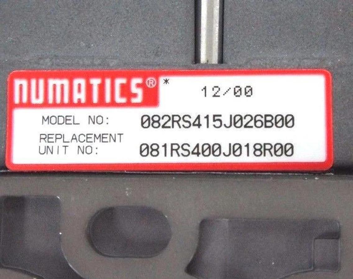 NIB NUMATICS 082RS415J026B00 SOLENOID VALVE REGULATOR