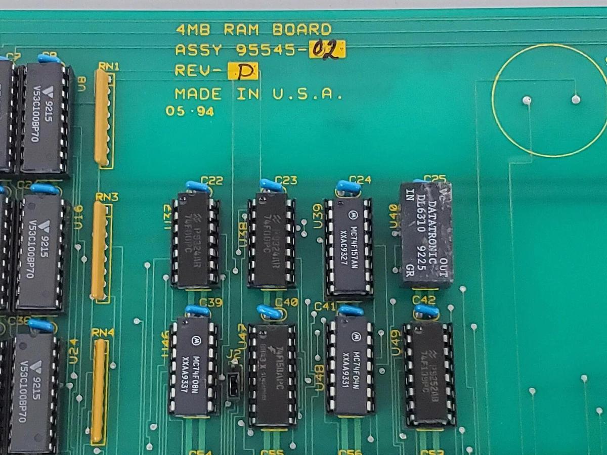 Used HATHAWAY 95545-02 4MB RAM BOARD 9554502, 9554601 A