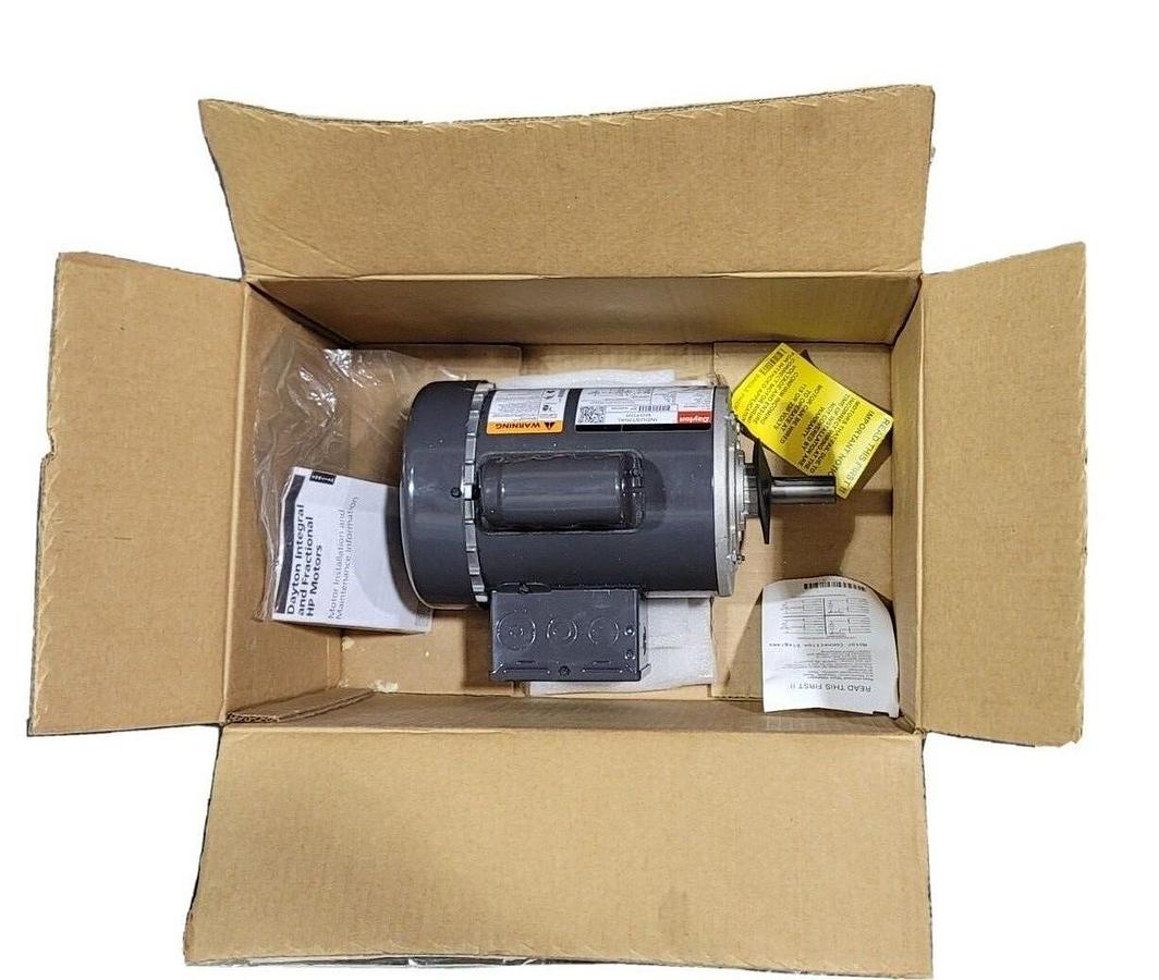 Used NEW DAYTON 6K827BG INDUSTRIAL MOTOR 1HP 60Hz 1PHASE 6K827