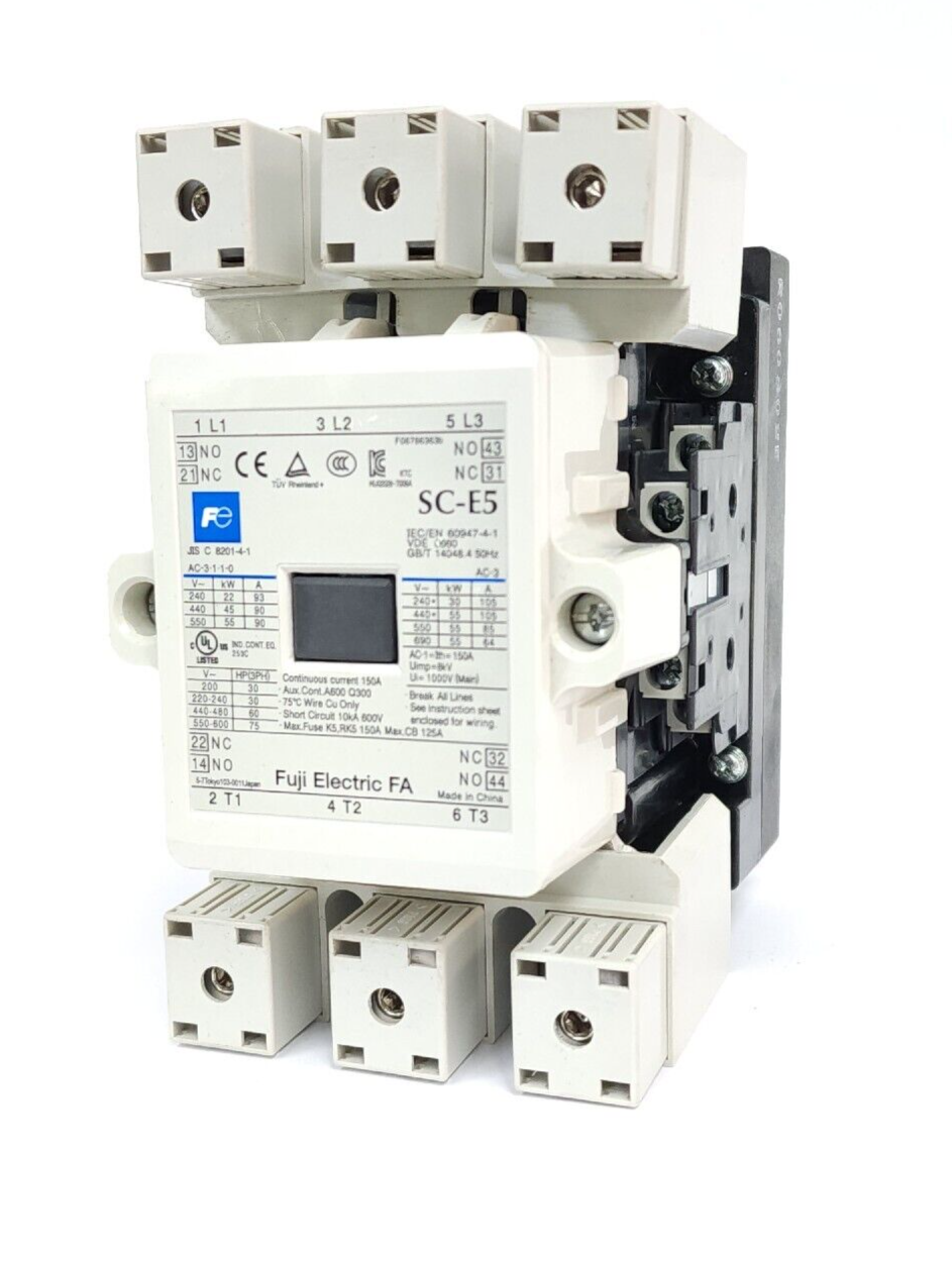 Used FUJI ELECTRIC SC-E5 CONTACTOR 3-POLE SCE5