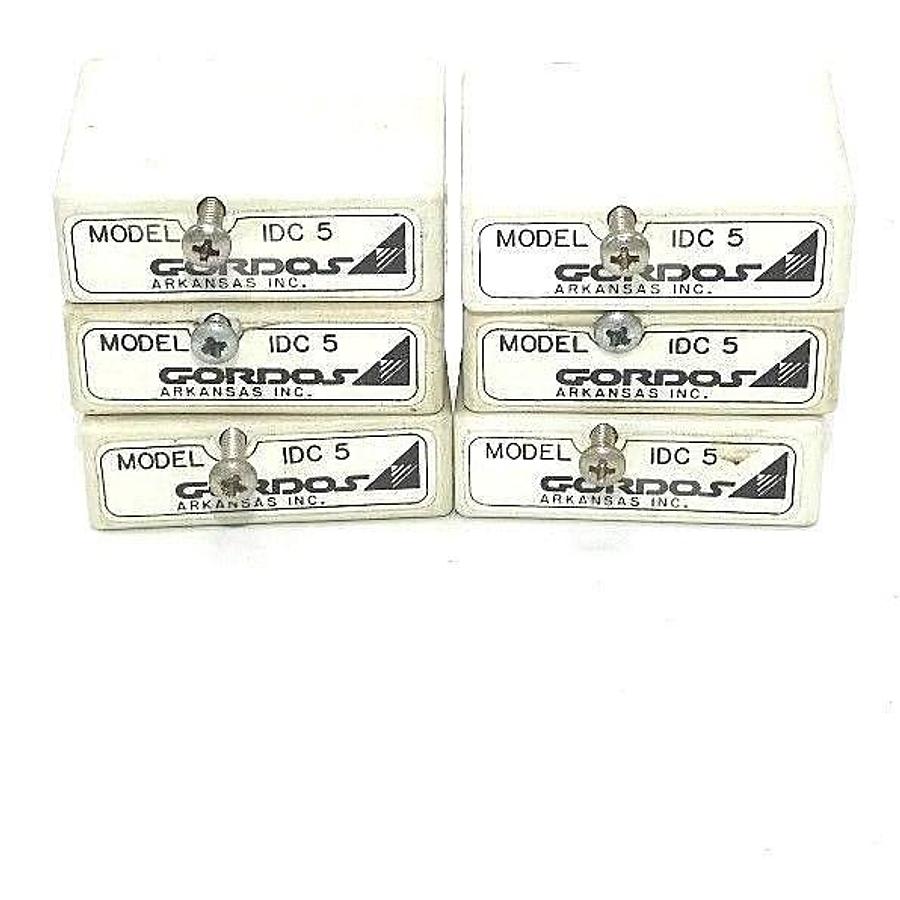 Used LOT OF 6 GORDOS IDC5 I/O MODULES