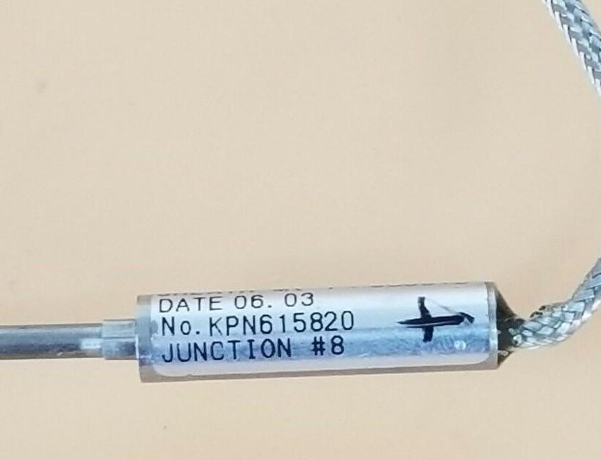 Used OKAZAKI AEROPAK KPN615820 THERMOCOUPLE ELEMENT SUS316, ELEMENT K, CLASS 2