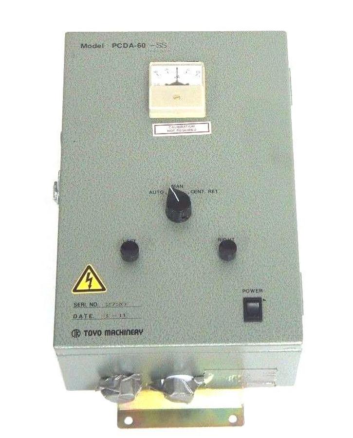 Used NEW TOYO MACHINERY MODEL: PCDA-60-SS CONTROL PANEL SERI.NO. 2720 PCDA-60