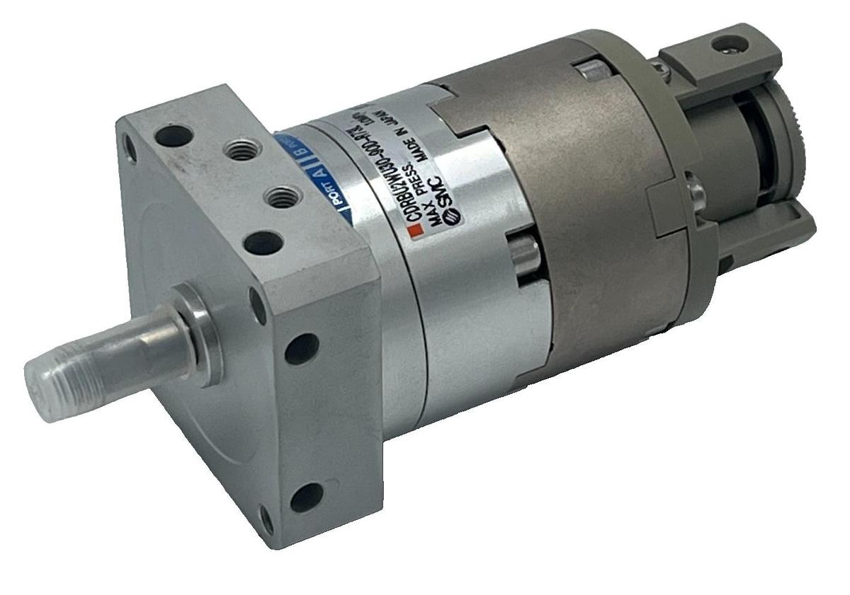 Used SMC CDRBU2WU30-90D-R73L Pneumatic Rotary Actuator 30mm Double Vane 90° 1.0MPa