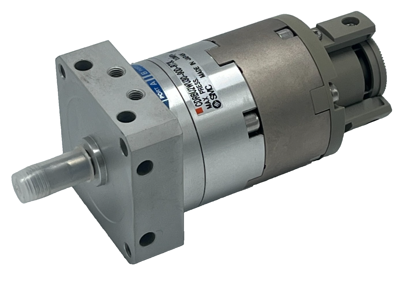 Used SMC CDRBU2WU30-90D-R73L Pneumatic Rotary Actuator 30mm Double Vane 90° 1.0MPa
