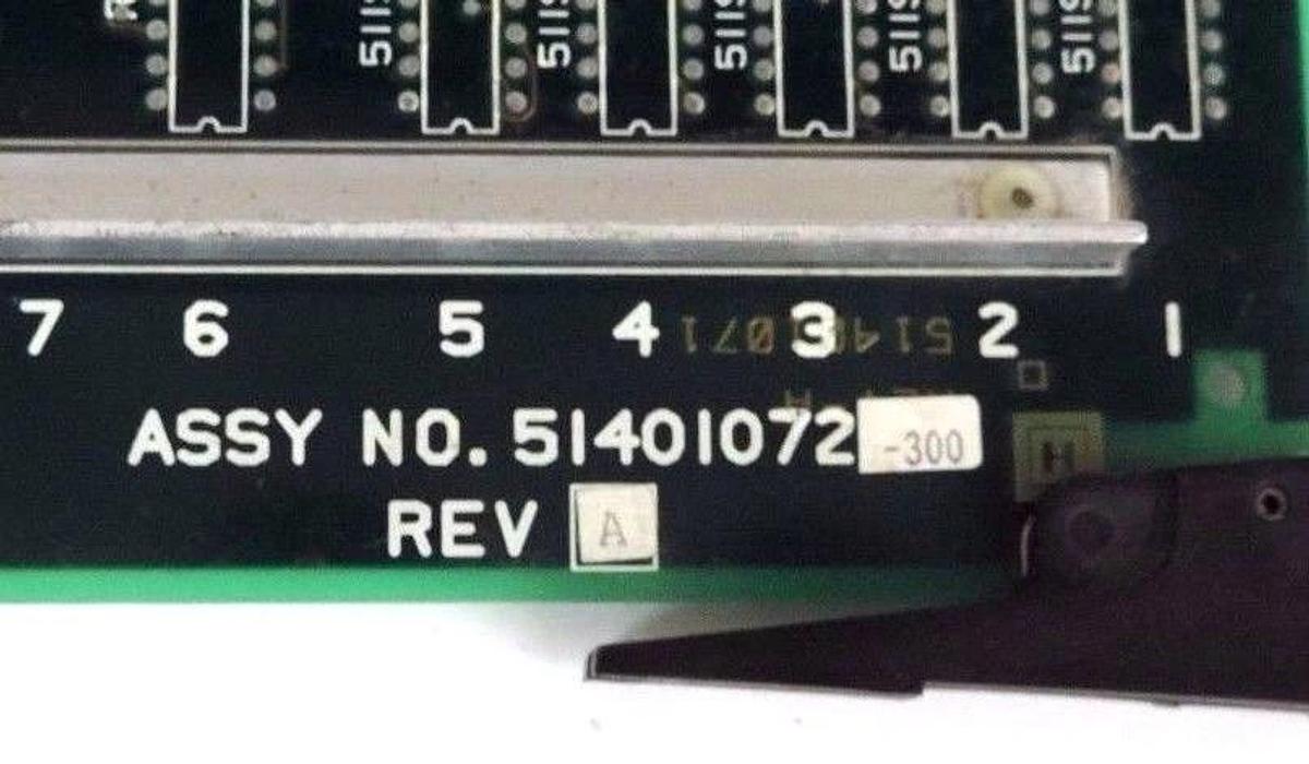 Used HONEYWELL 51401072-300 MEMORY BOARD QMEM-3, REV. A, 51401072300