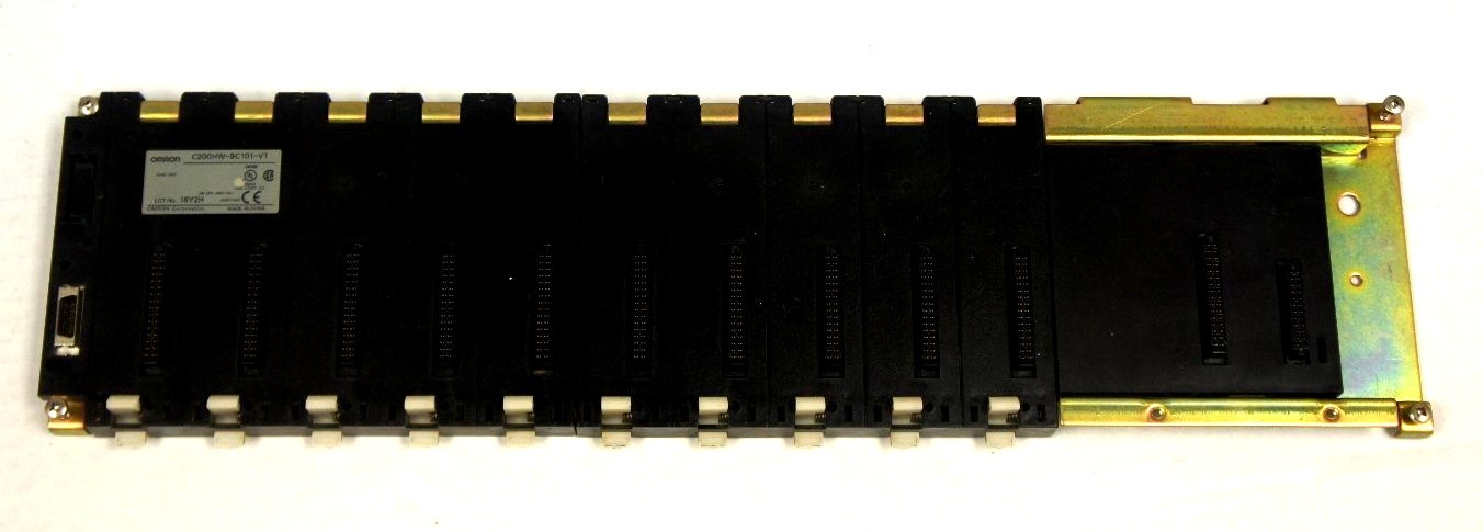 Used OMRON C200HW-BC101-V1 10 SLOT CPU BACKPLANE, C200HWBC101V1