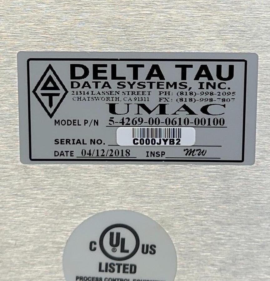 Used DELTA TAU COMPLETE UMAC UNIT 3x0-603766 PMAC2 CPU ENet 5-4269-00-0610-00100 USNP