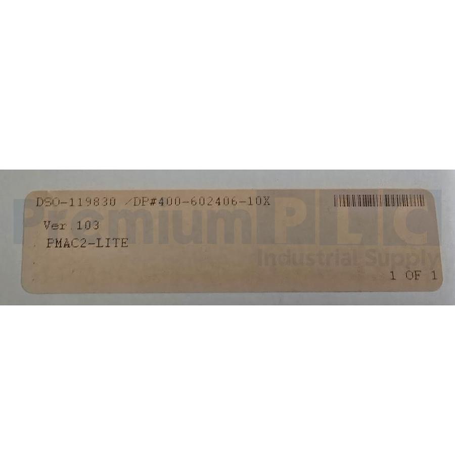 Used OMRON DELTA TAU PMAC2-LITE MULTI-AXIS CONTROLLER 400-602406-10X / 602406-103 NEW