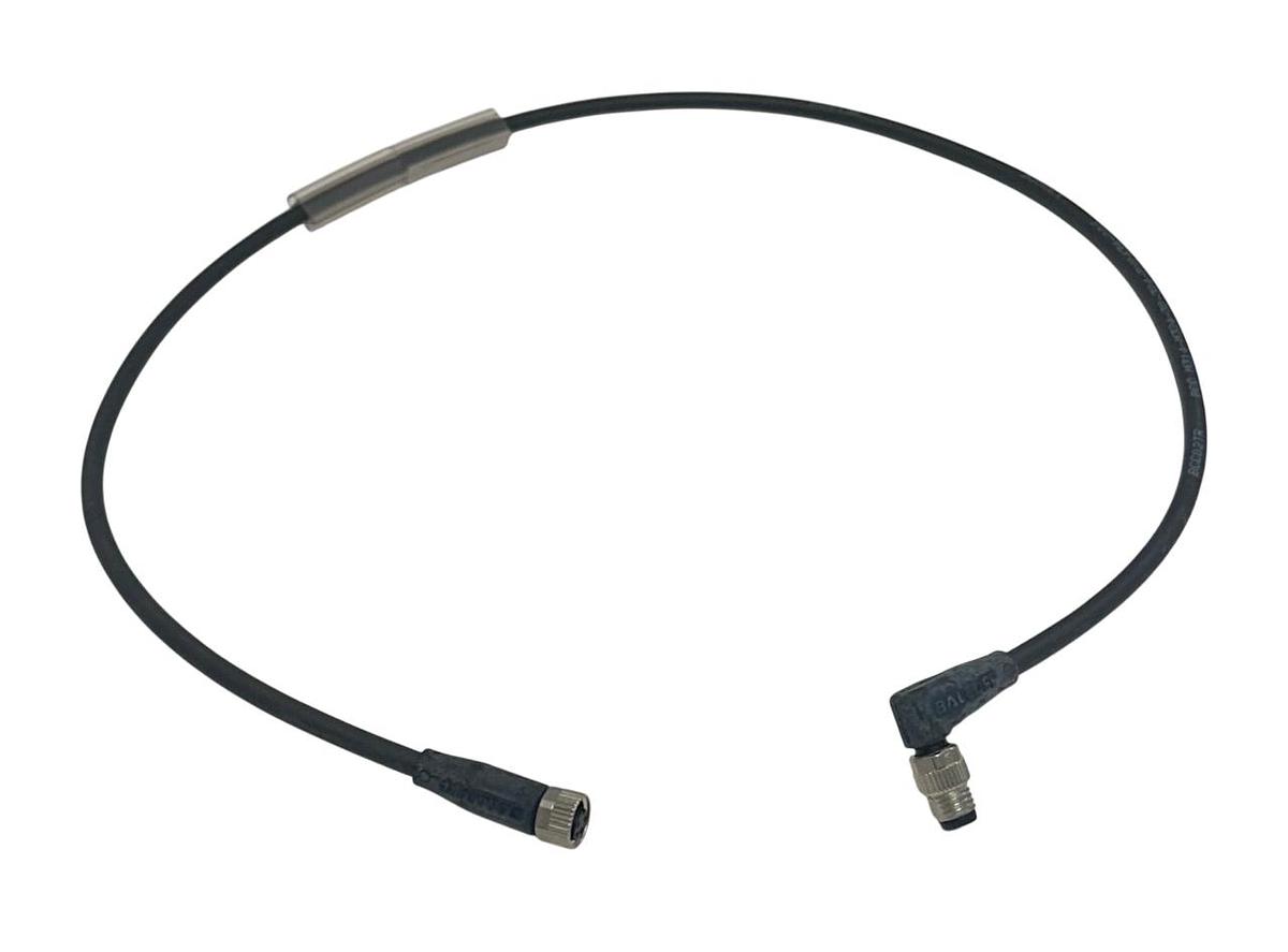 Used 3 BALLUFF BCC M314-M324-30-304-PX0434-006 / BCC02TR CONNECTOR CABLES 4-PIN NSMP