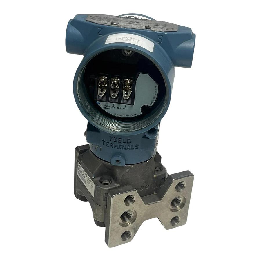 Used Rosemount 3051CG4A02A1AH2B7E5M5L4 Pressure Transmitter Used For Parts As Is