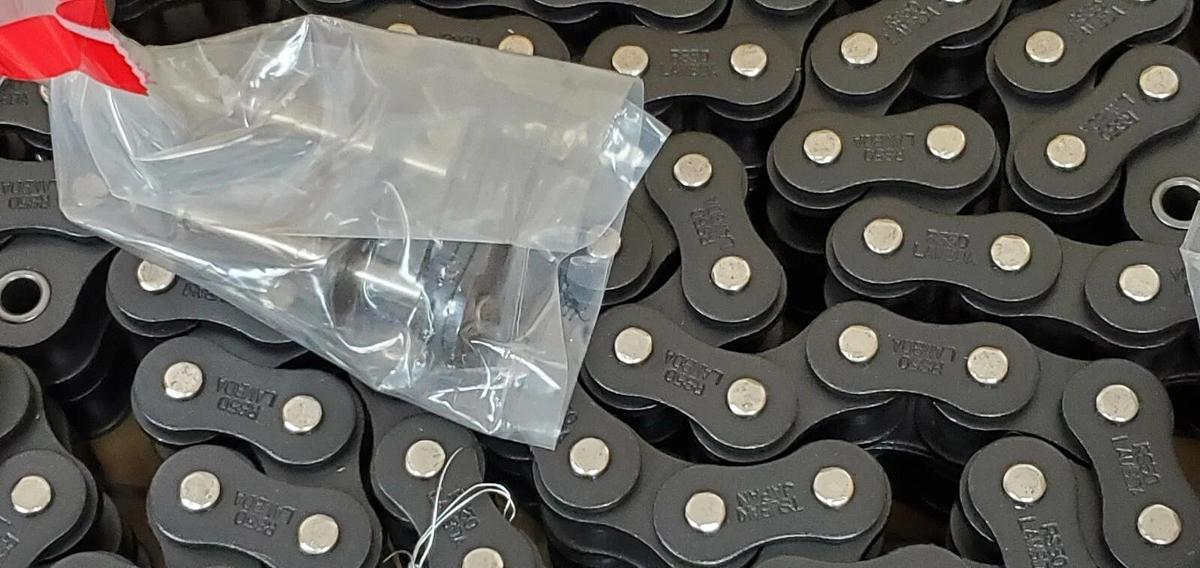 Used NIB TSUBAKI RS50-LMD-2 DOUBLE STRAND CHAIN RS50-LMD-2-JL 56LX1H RS50LMD2